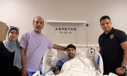 اللاعب الأردني يزن النعيمات‬⁩، يجري  عملية جراحية ناجحة في الرباط الصليبي، بعد إصابته أمام العراق.